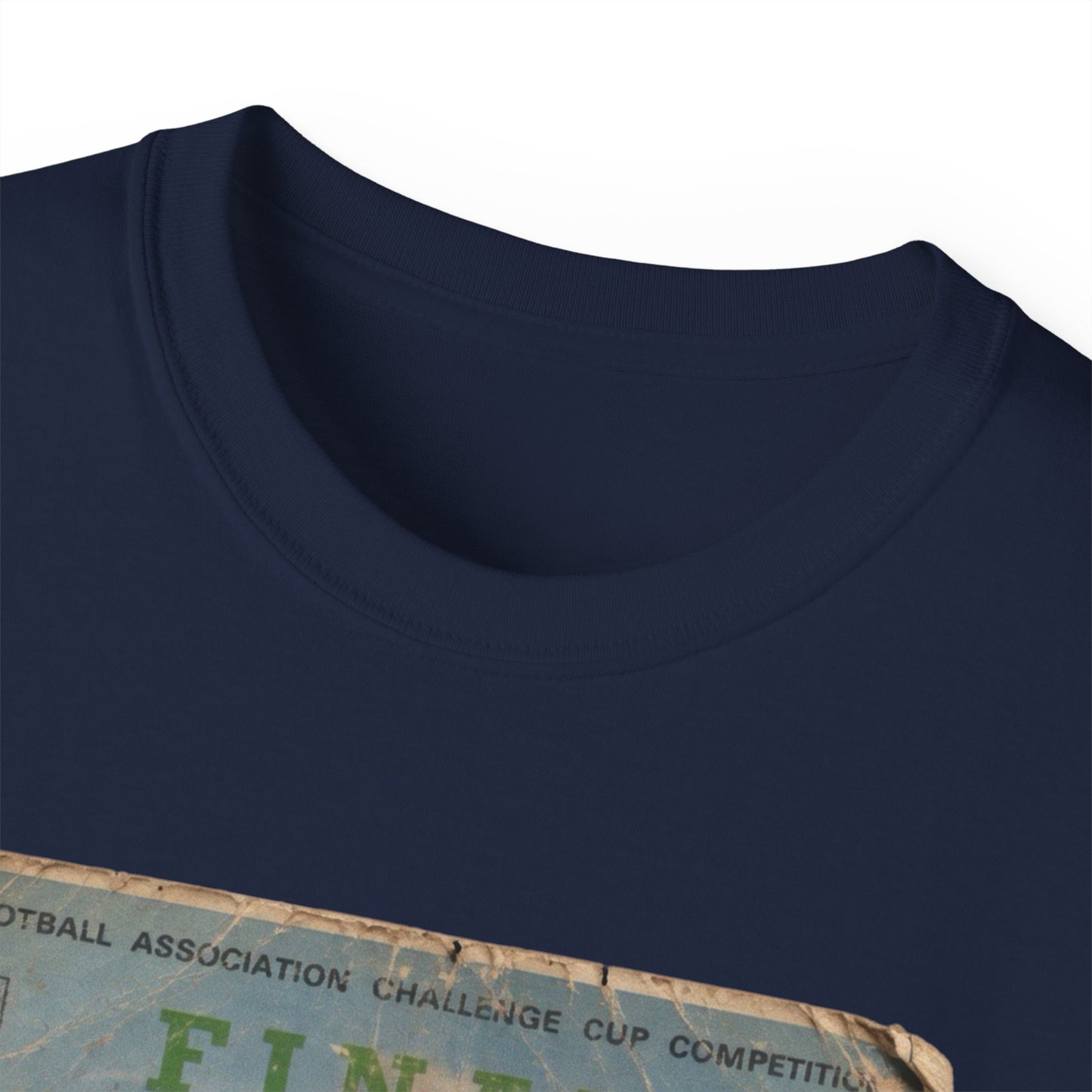 1973 FA Cup Final Programme Sunderland Leeds United Unisex Ultra Cotton Tee