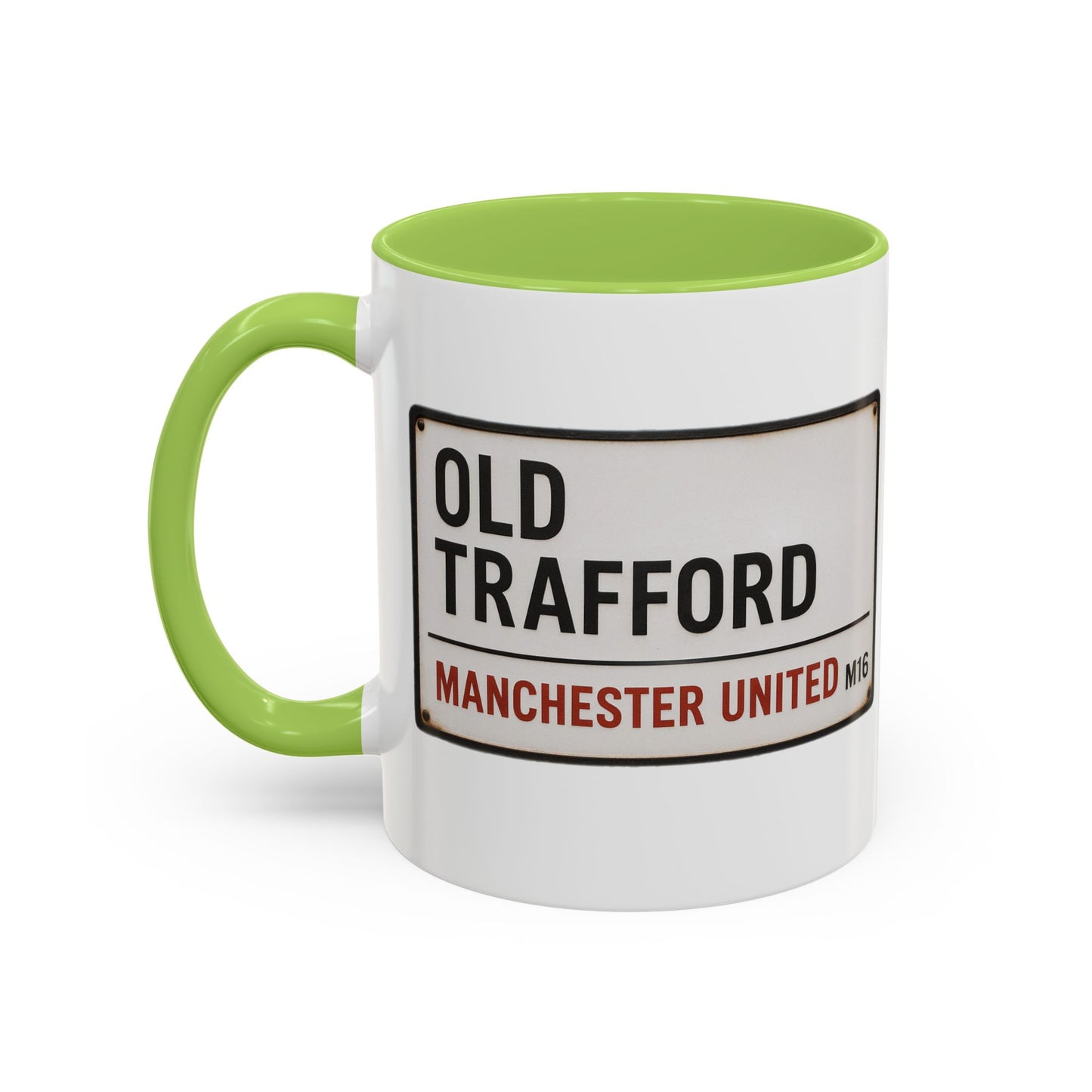 Manchester United Old Trafford Road Sign Mug