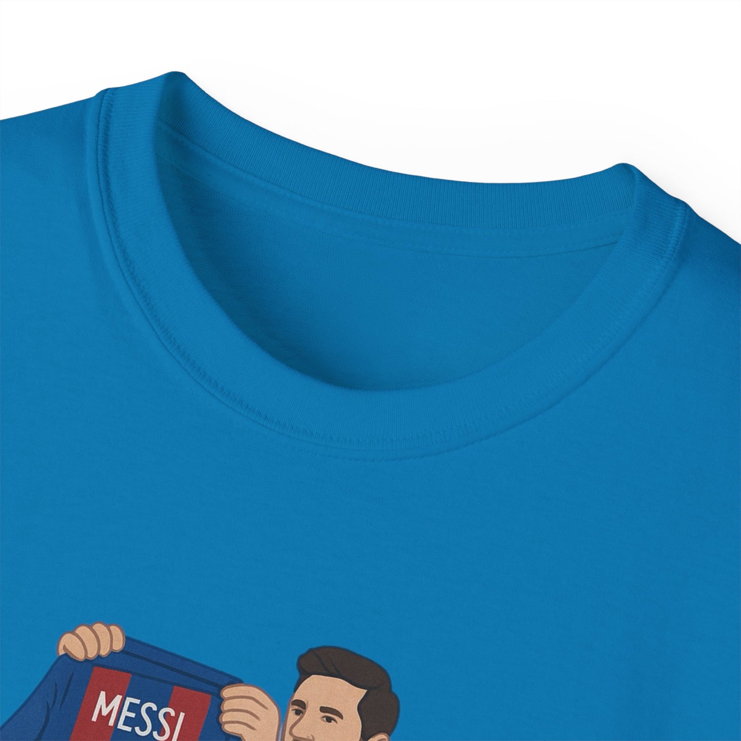 Lionel Messi Cartoon Subbuteo T-Shirt - Barcelona