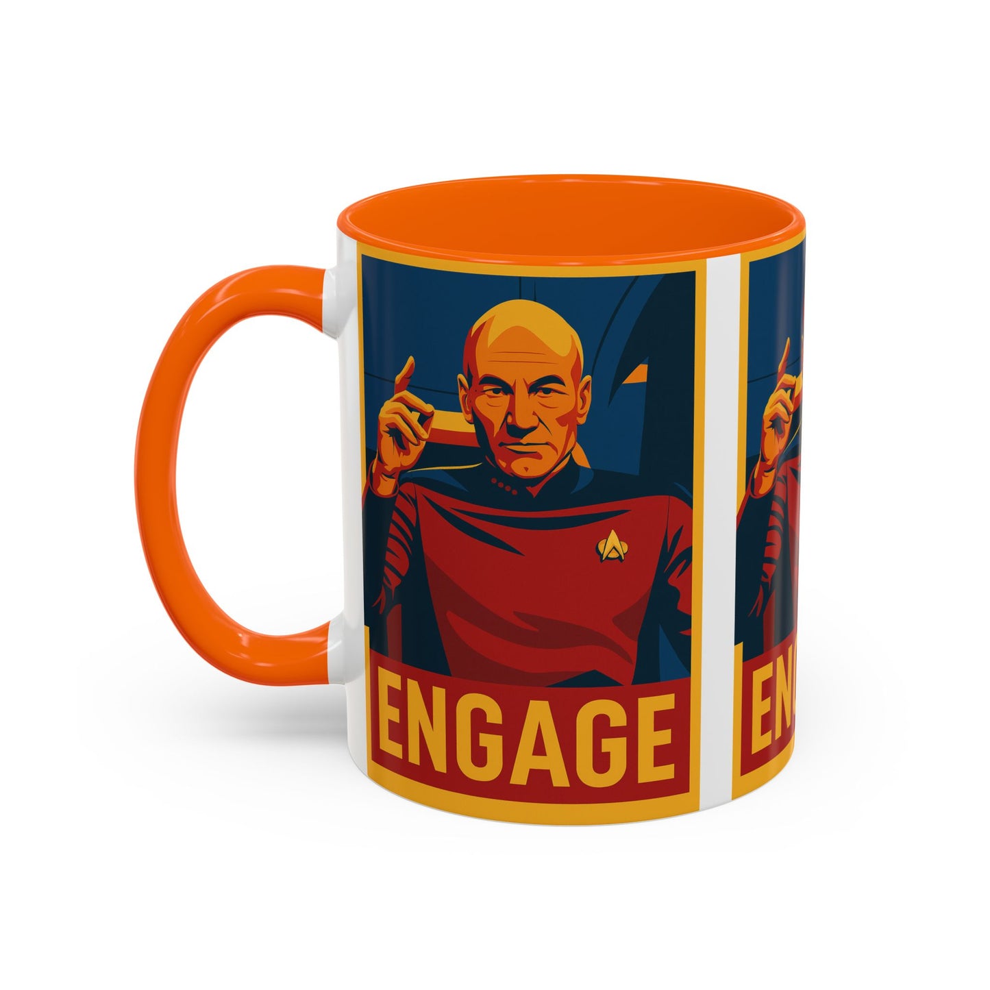 Captain Picard Engage Mug