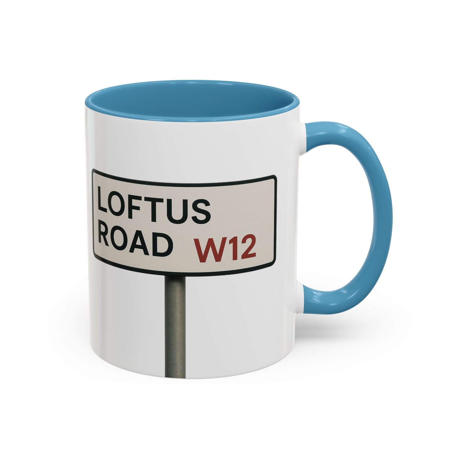 Loftus Road QPR Road Sign Mug