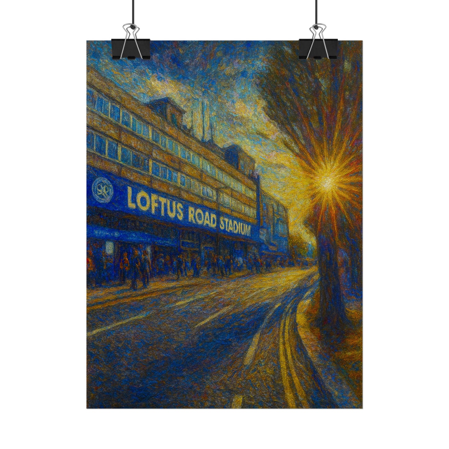 Queens Park Rangers Loftus Road Stadium Rolled Poster
