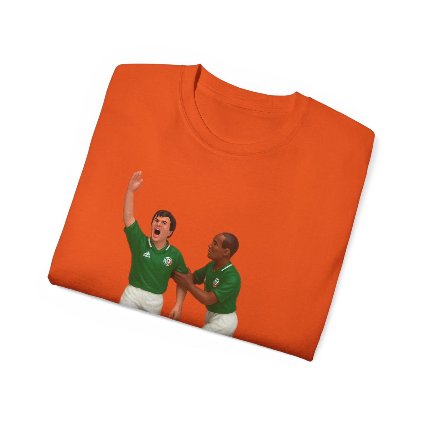 Ray Houghton And Terry Phelan Subbuteo T-Shirt - Ireland