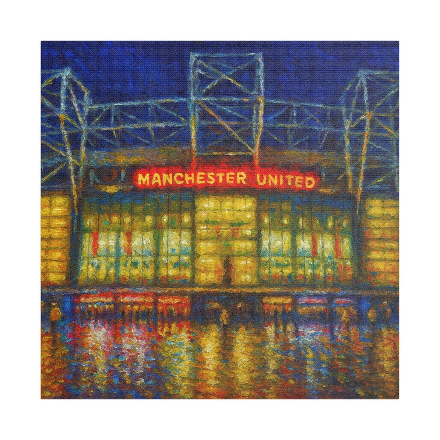 Manchester United Old Trafford Art Print Canvas