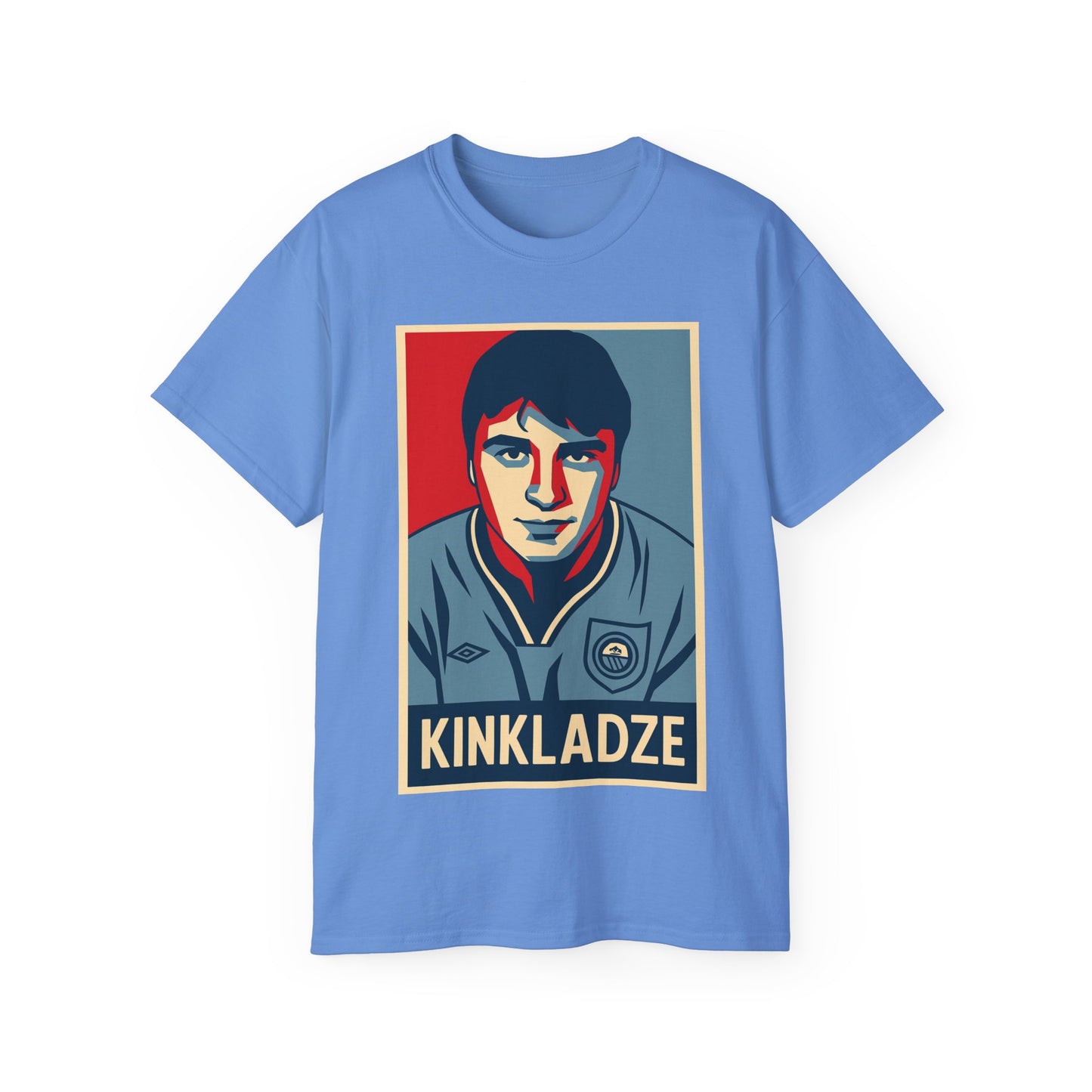 Georgi Kinkladze Hope Poster T-Shirt - Manchester City