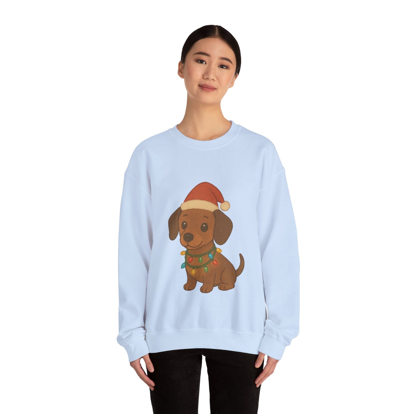 Christmas Dachshund Puppy Christmas Sweatshirt
