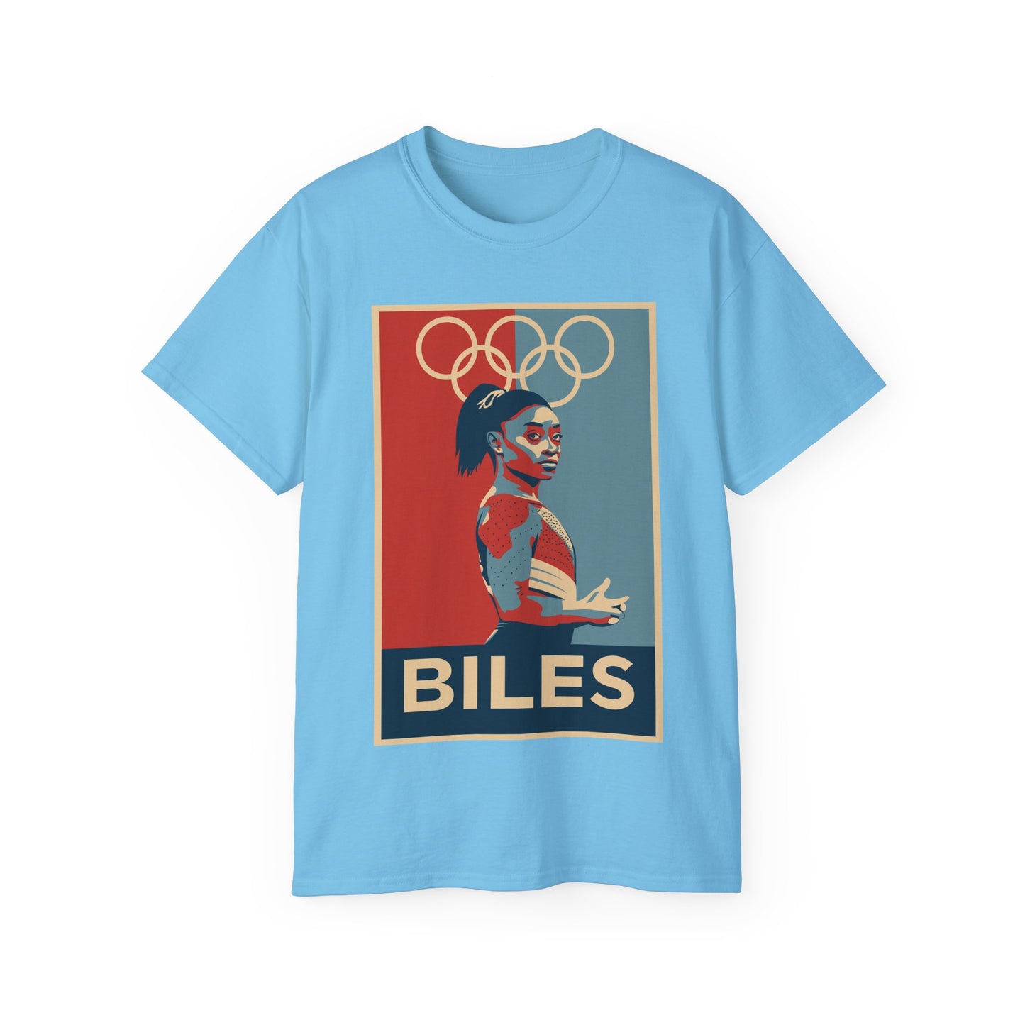 Simone Biles Olympic Rings T-Shirt