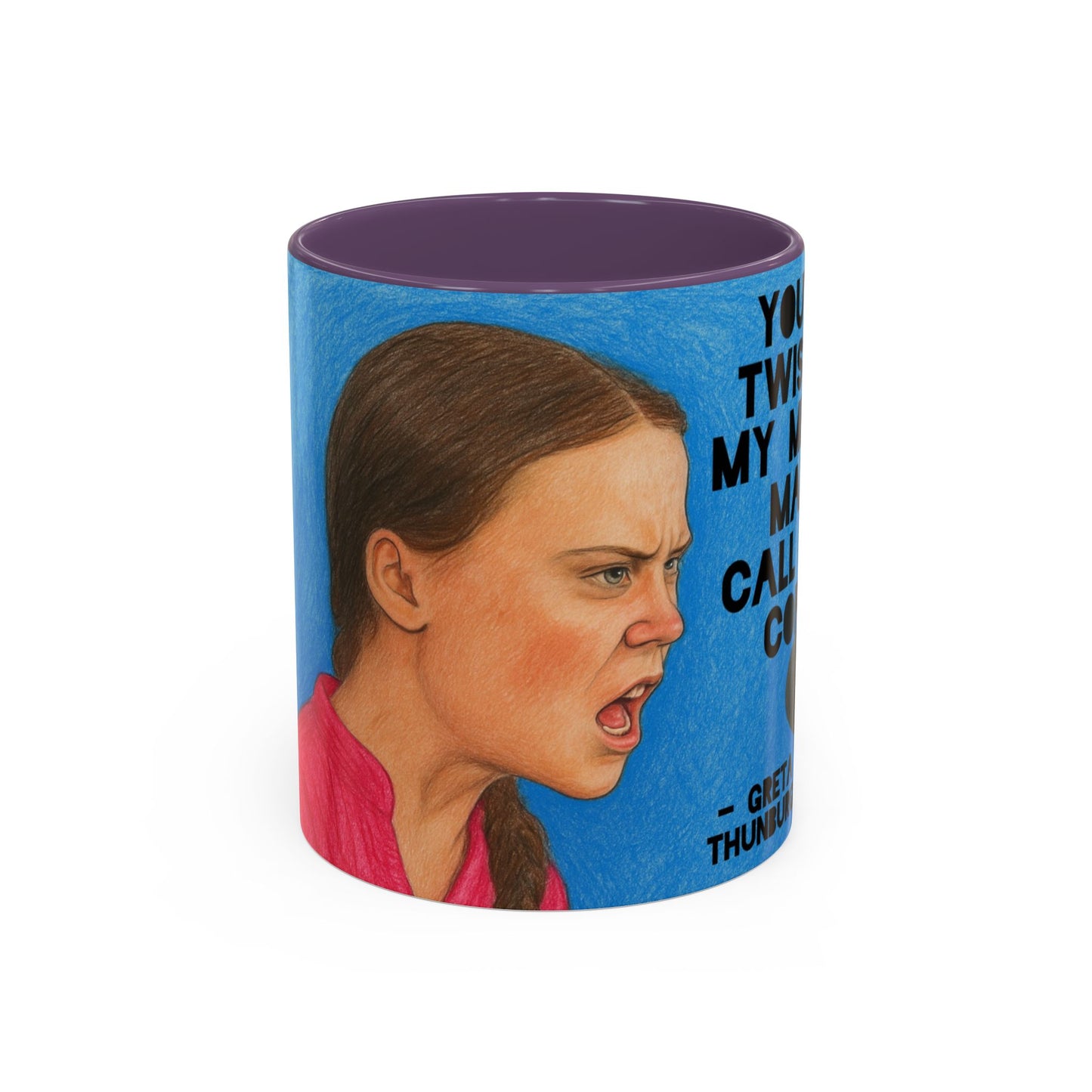 Greta Thunberg Happy Mondays Step On Mug