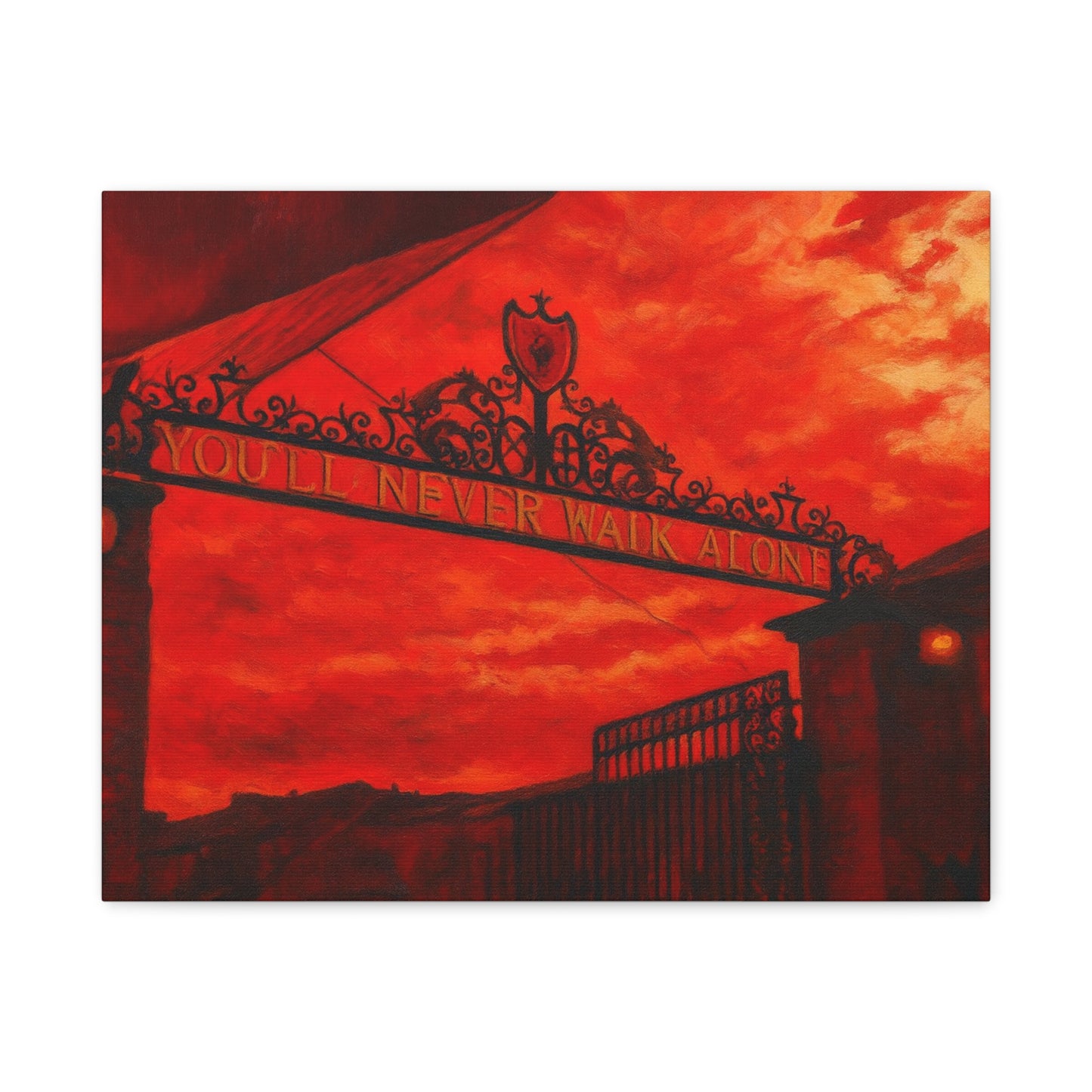 Liverpool FC Shankly Gates Art Print Canvas