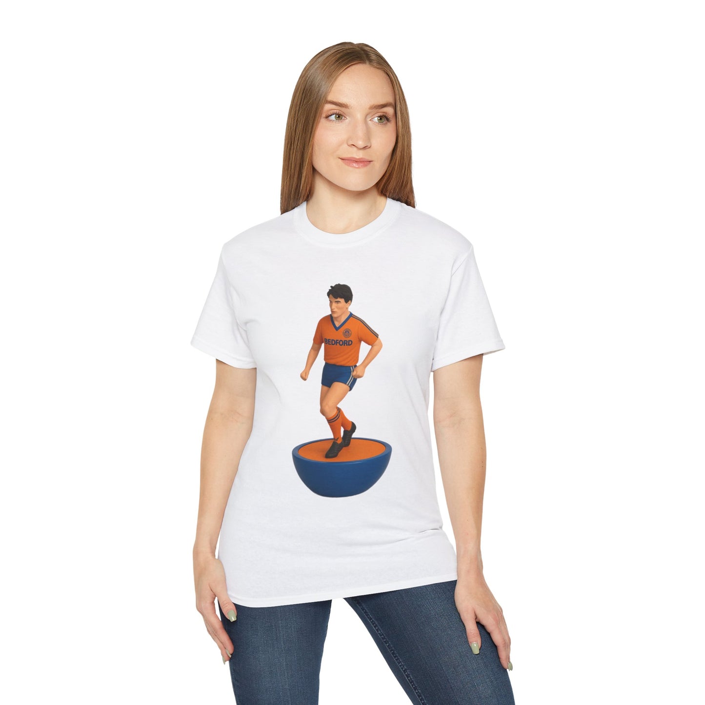 Mick Harford Subbuteo T-Shirt - Luton Town