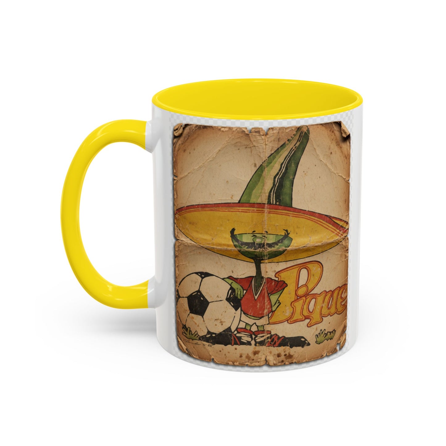 Mexico 86 Mascot Poster Pique Coffee Mug (11, 15oz)