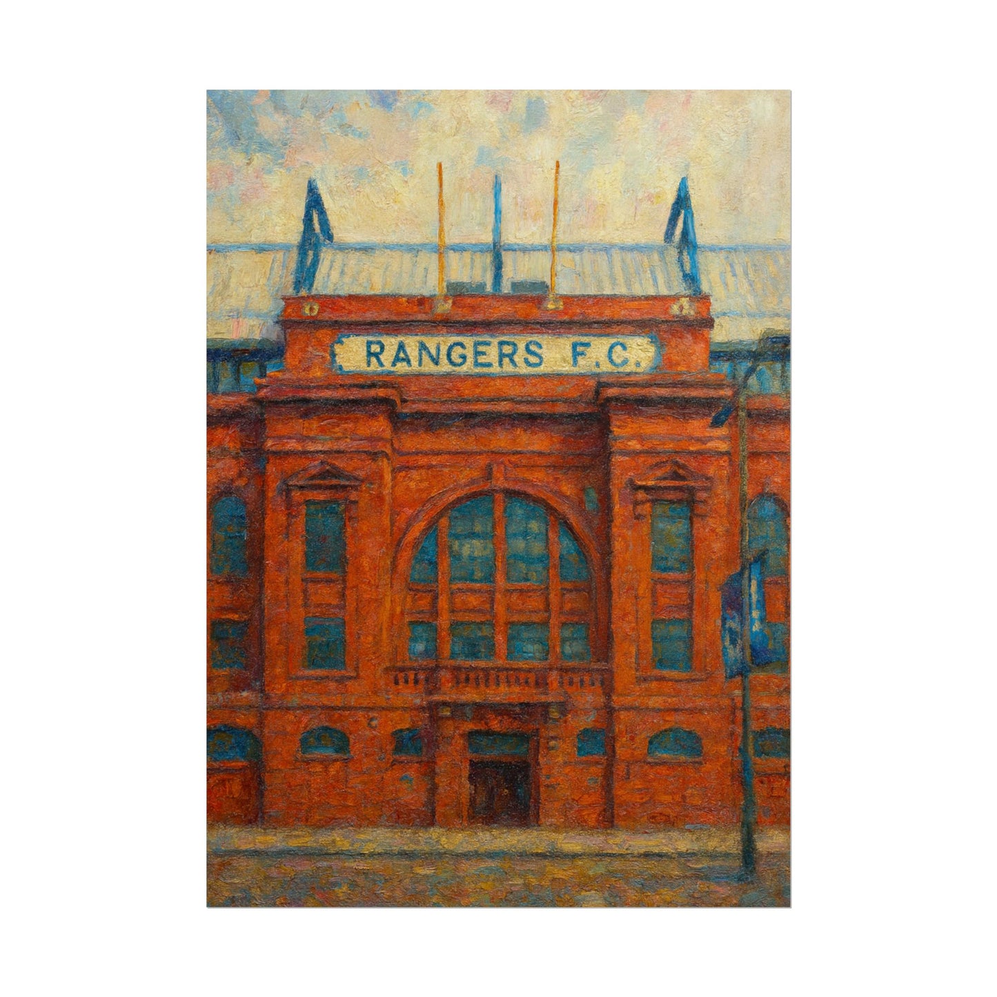 Ibrox Stadium Rangers FC Rolled Posters