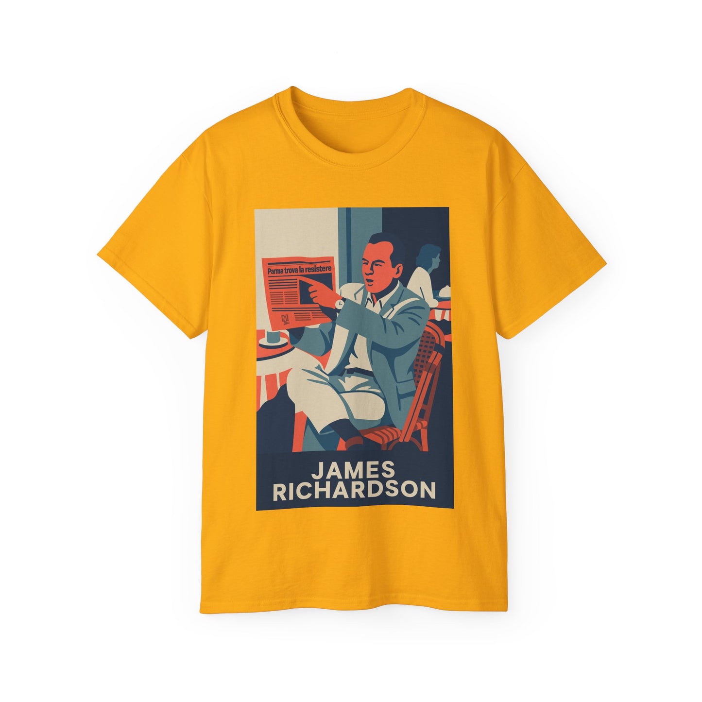 James Richardson Football Italia Channel 4 T-Shirt