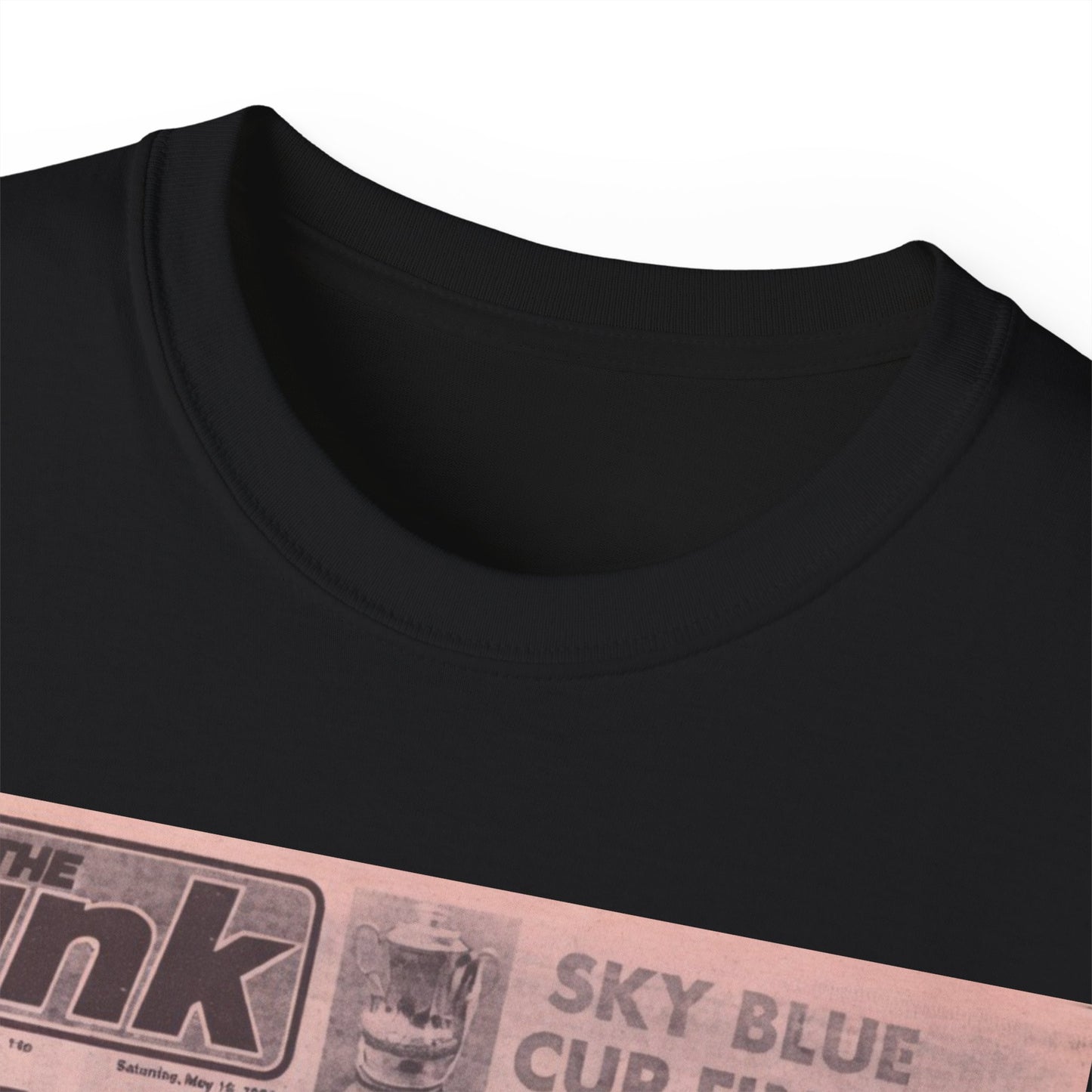 Coventry City Newspaper The Pink FA Cup Final 1987 Unisex Ultra Cotton Tee