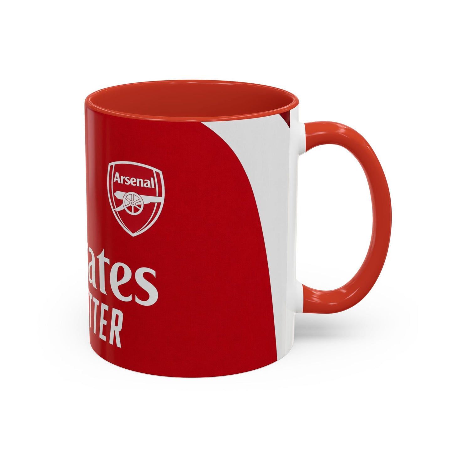 Arsenal 26-27 Shirt Accent Coffee Mug (11, 15oz)