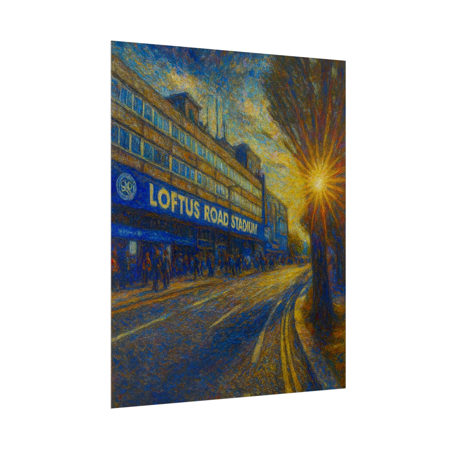 Queens Park Rangers Loftus Road Stadium Rolled Poster