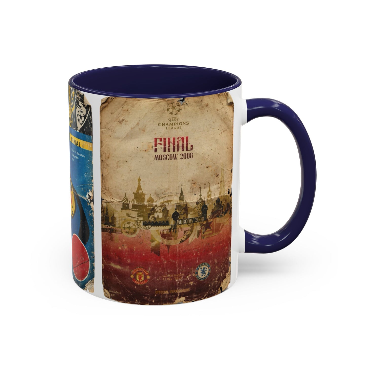 Manchester United European Cup Champions League Poster Coffee Mug (11, 15oz)