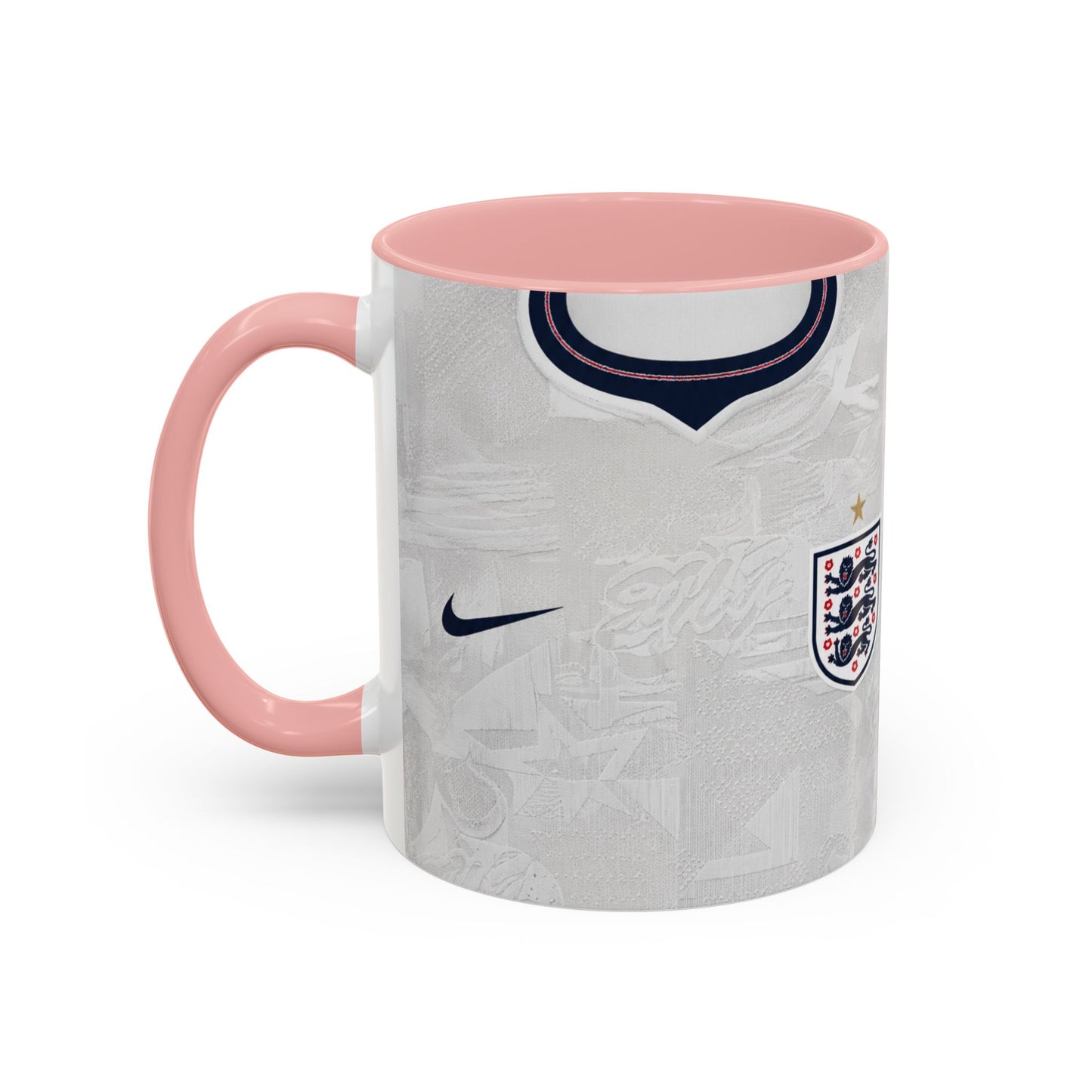 England 2026 World Cup Shirt Accent Coffee Mug (11, 15oz)