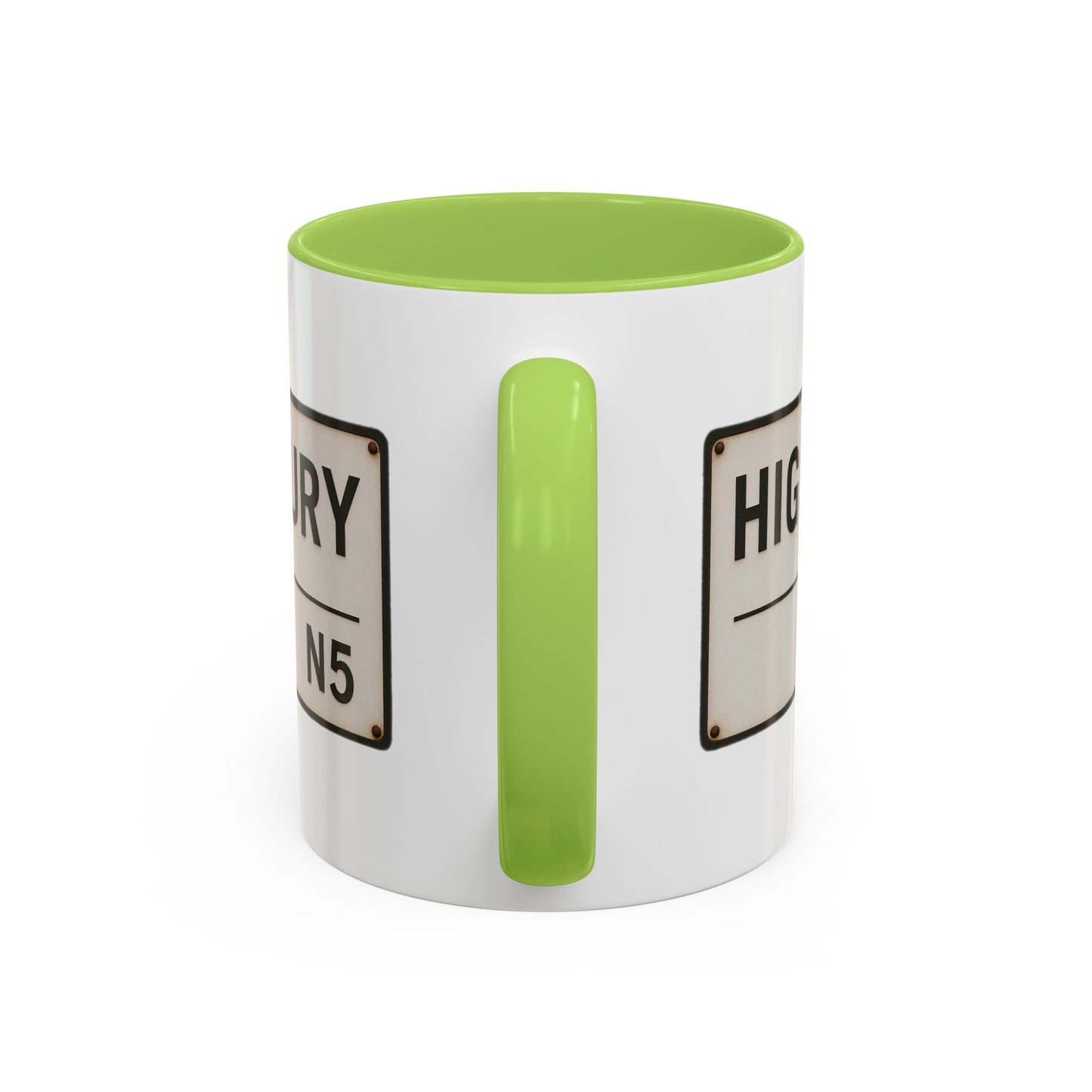 Highbury Arsenal Road Sign Mug