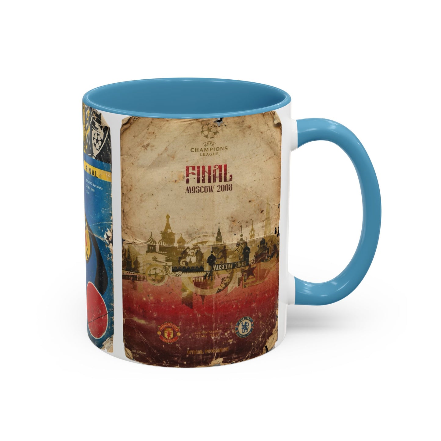 Manchester United European Cup Champions League Poster Coffee Mug (11, 15oz)