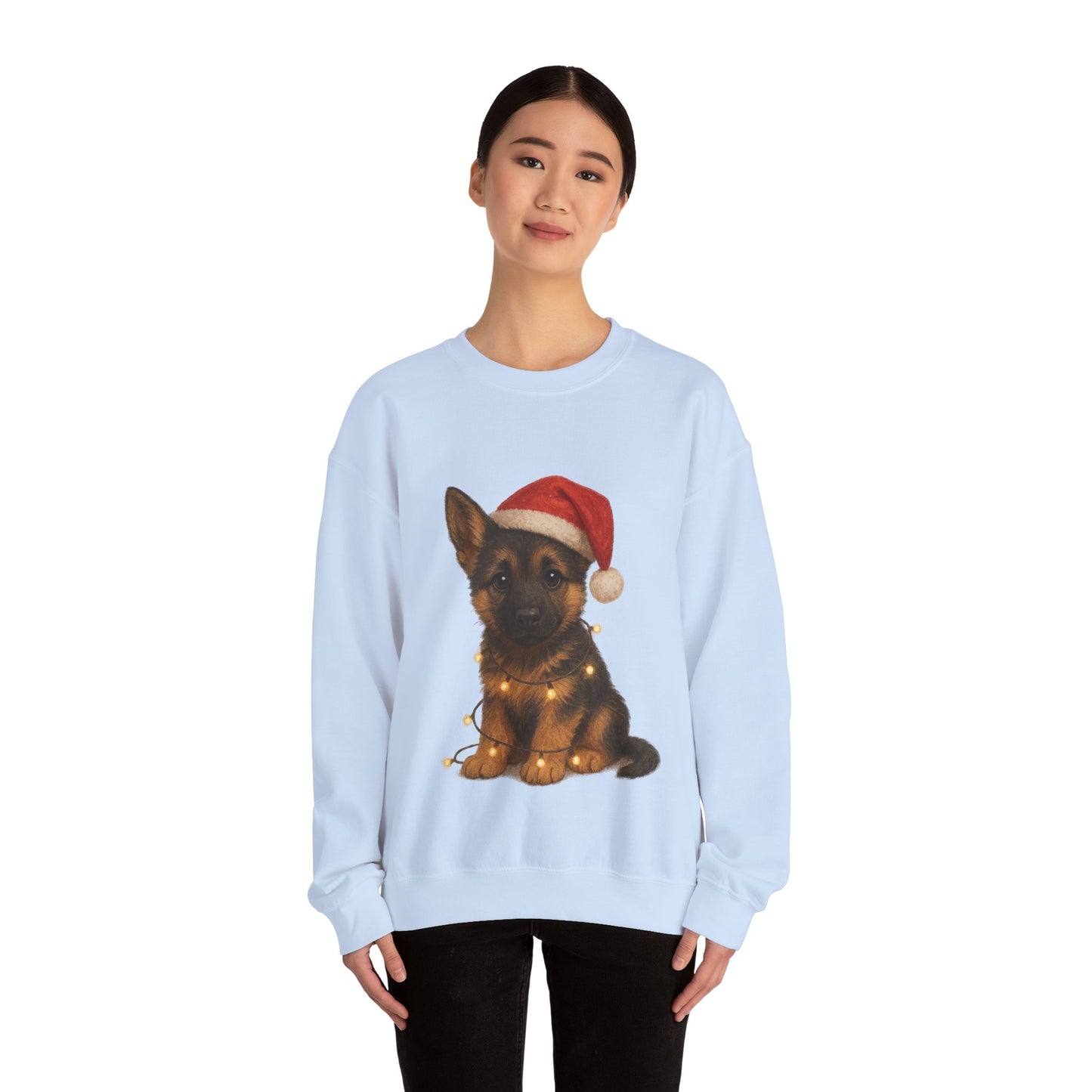 Christmas German Shepherd Puppy Sweatshirt