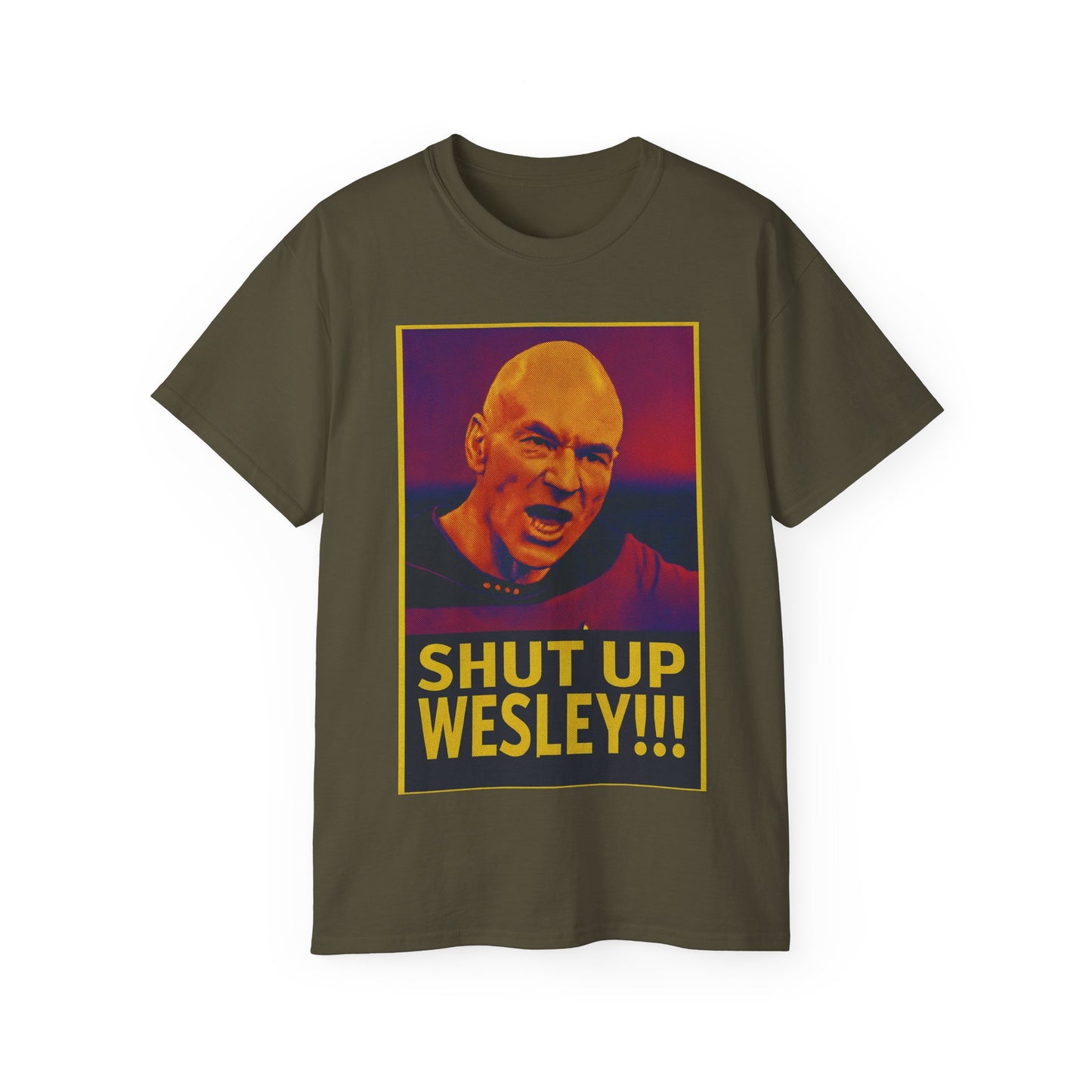 Captain Picard Shut Up Wesley T-Shirt