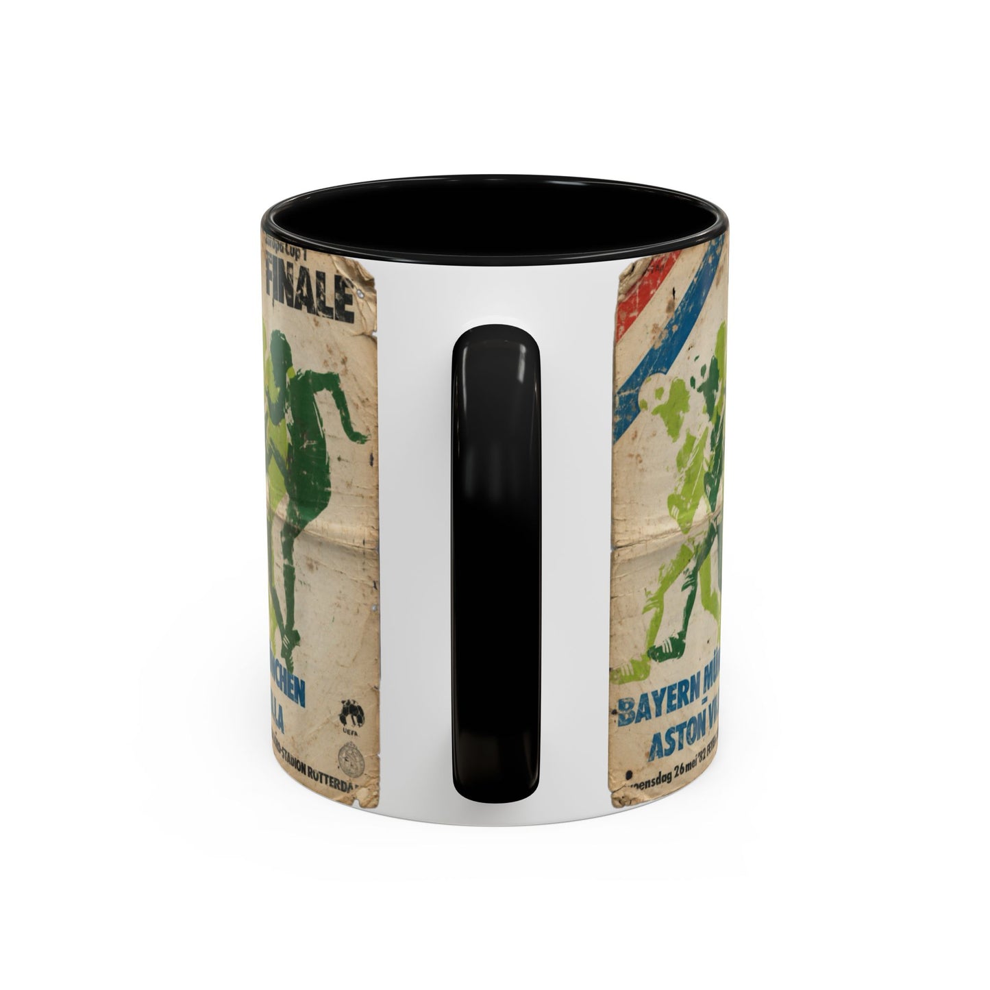 1982 European Cup Final Aston Villa Bayern Munich Poster Coffee Mug (11, 15oz)