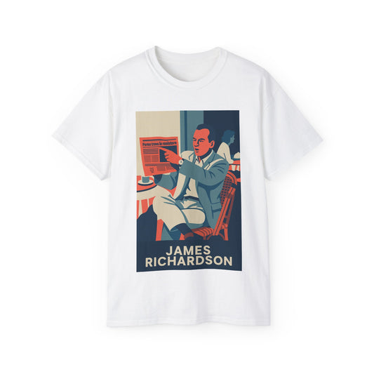James Richardson Football Italia Channel 4 T-Shirt