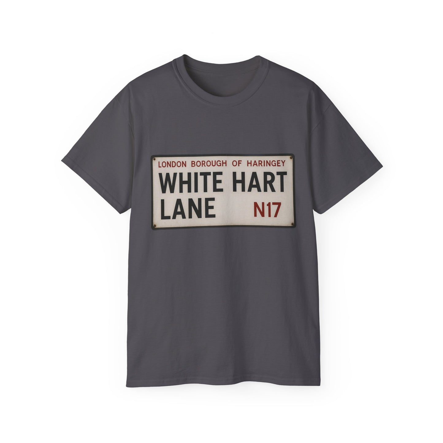 White Hart Lane Tottenham Hotspur Road Sign T-Shirt