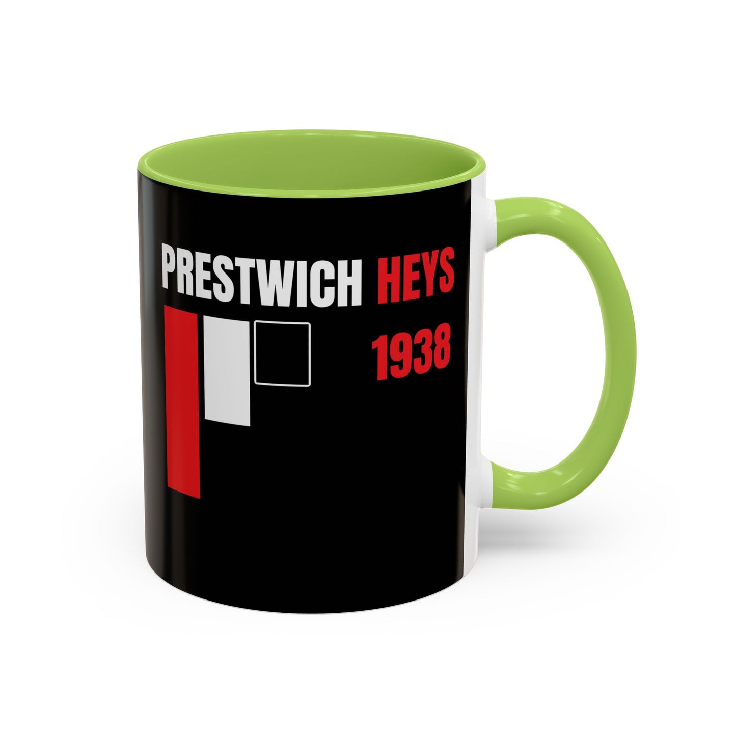 Prestwich Heys Stripes Accent Coffee Mug (11, 15oz)