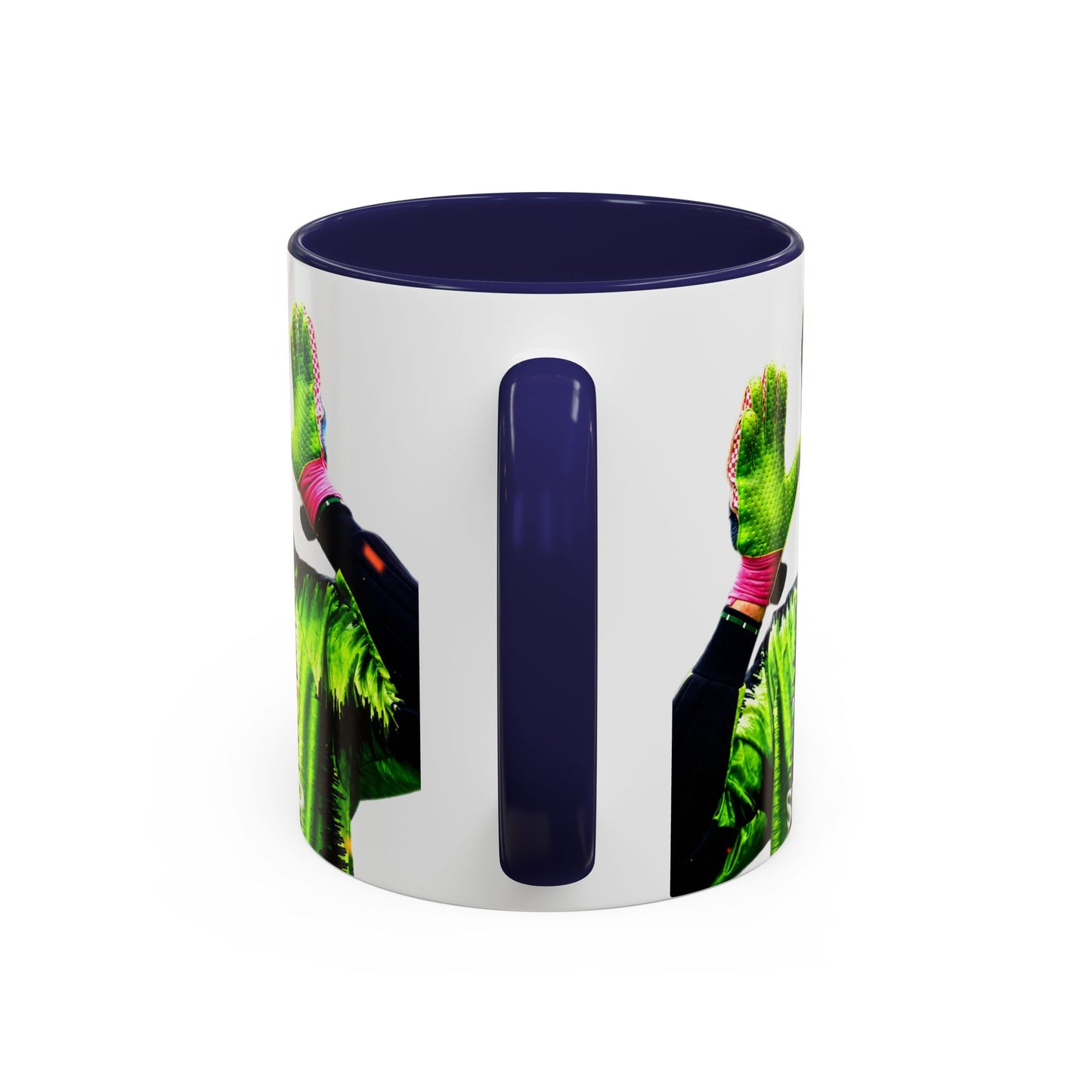 Les Sealey - Manchester United Accent Coffee Mug (11, 15oz)