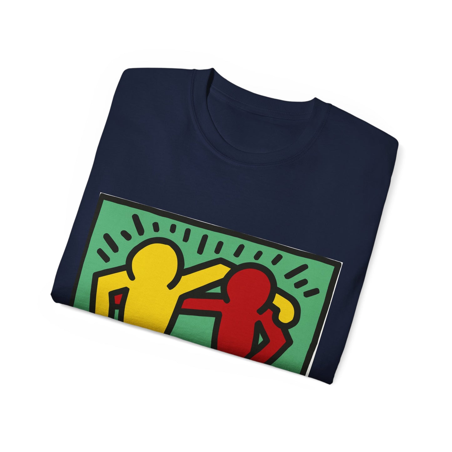 Keith Haring Pop Shop Red and Yellow T-Shirt
