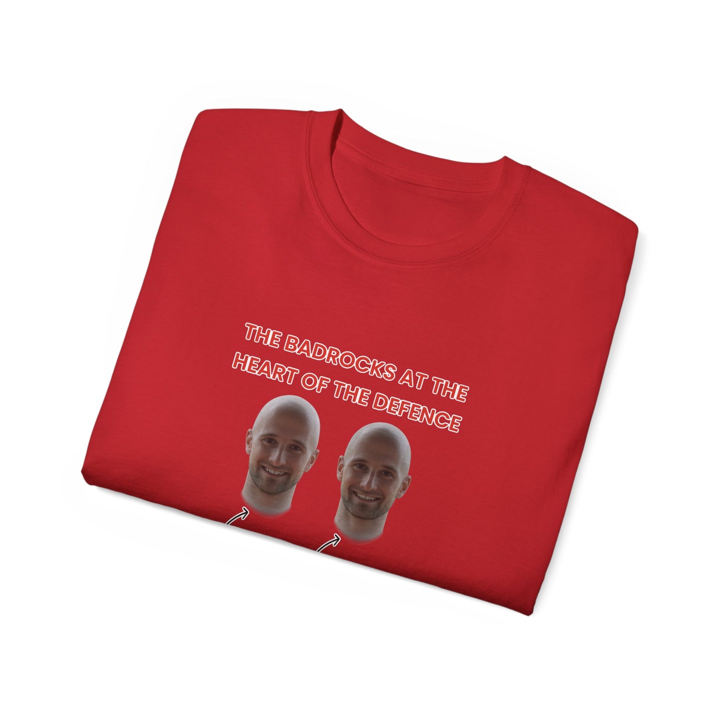 The Badrocks at the heart of the defence - James and David Badrock Prestwich Heys Unisex Ultra Cotton Tee