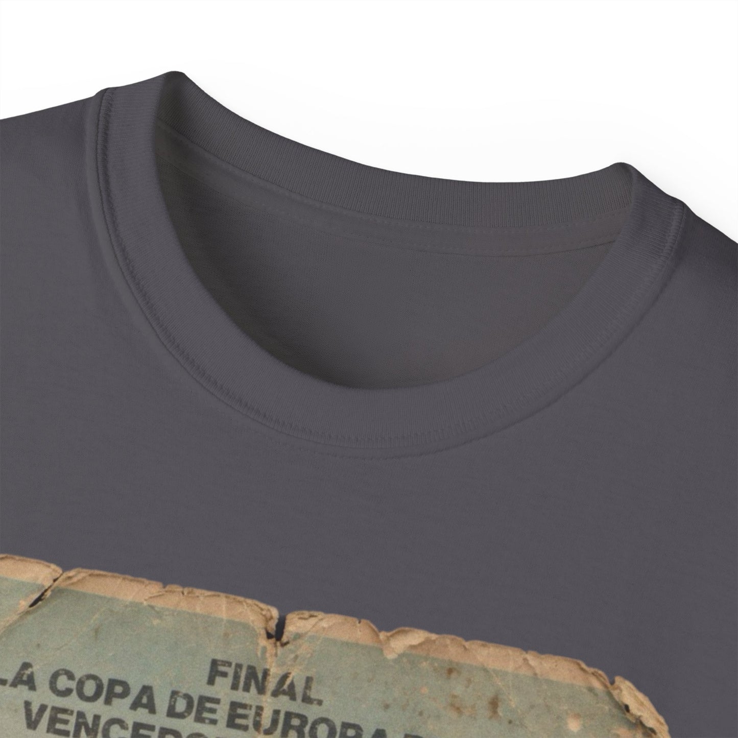 1983 European Cup Winners Cup Final Aberdeen Real Madrid Poster Unisex Ultra Cotton Tee