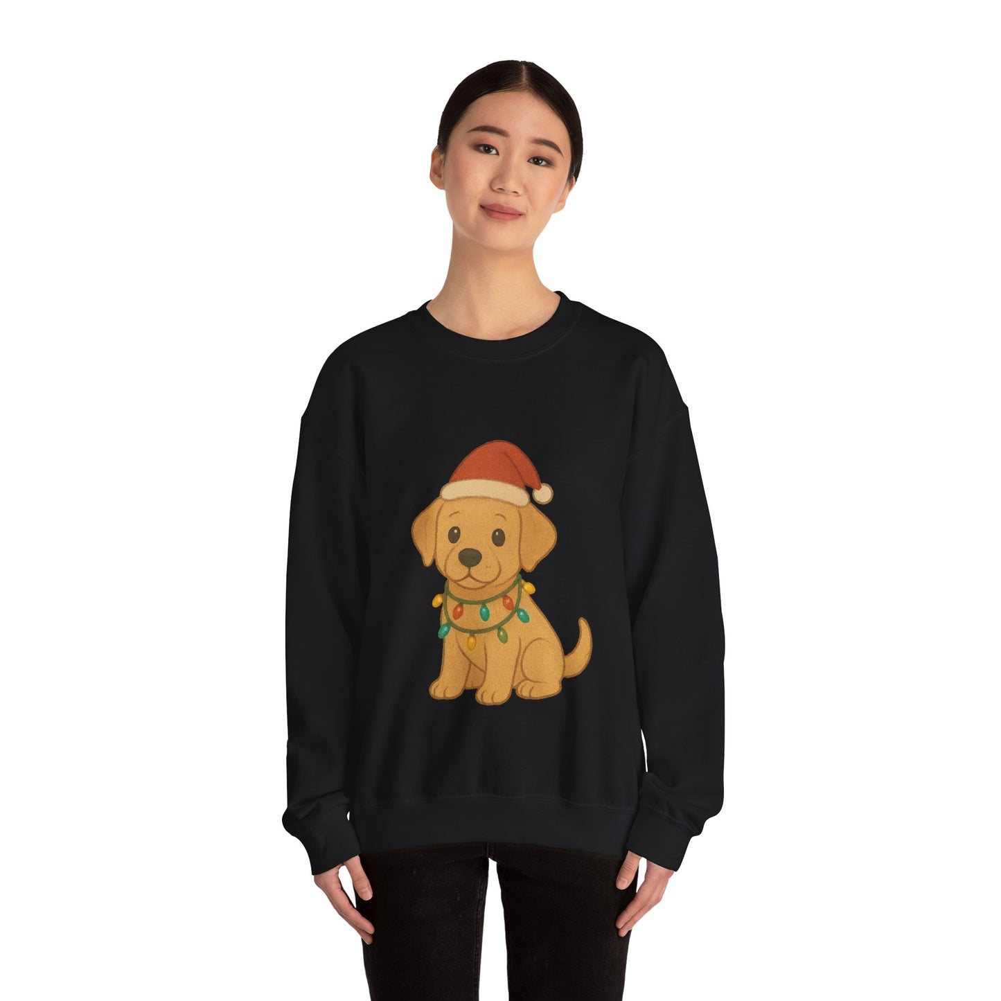 Cute Christmas Labrador Puppy Sweatshirt