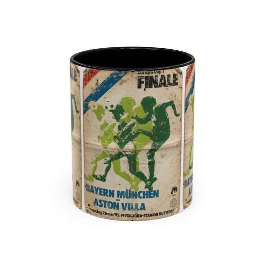 1982 European Cup Final Aston Villa Bayern Munich Poster Coffee Mug (11, 15oz)