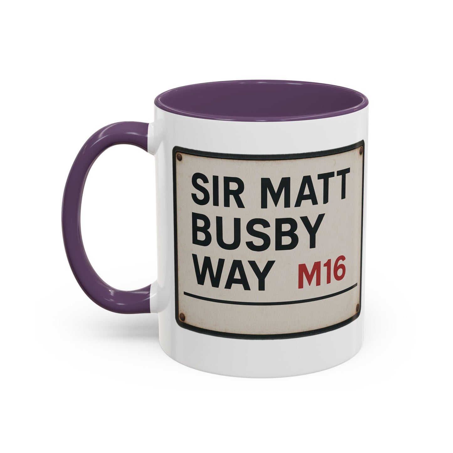 Sir Matt Busby Way Manchester United Mug