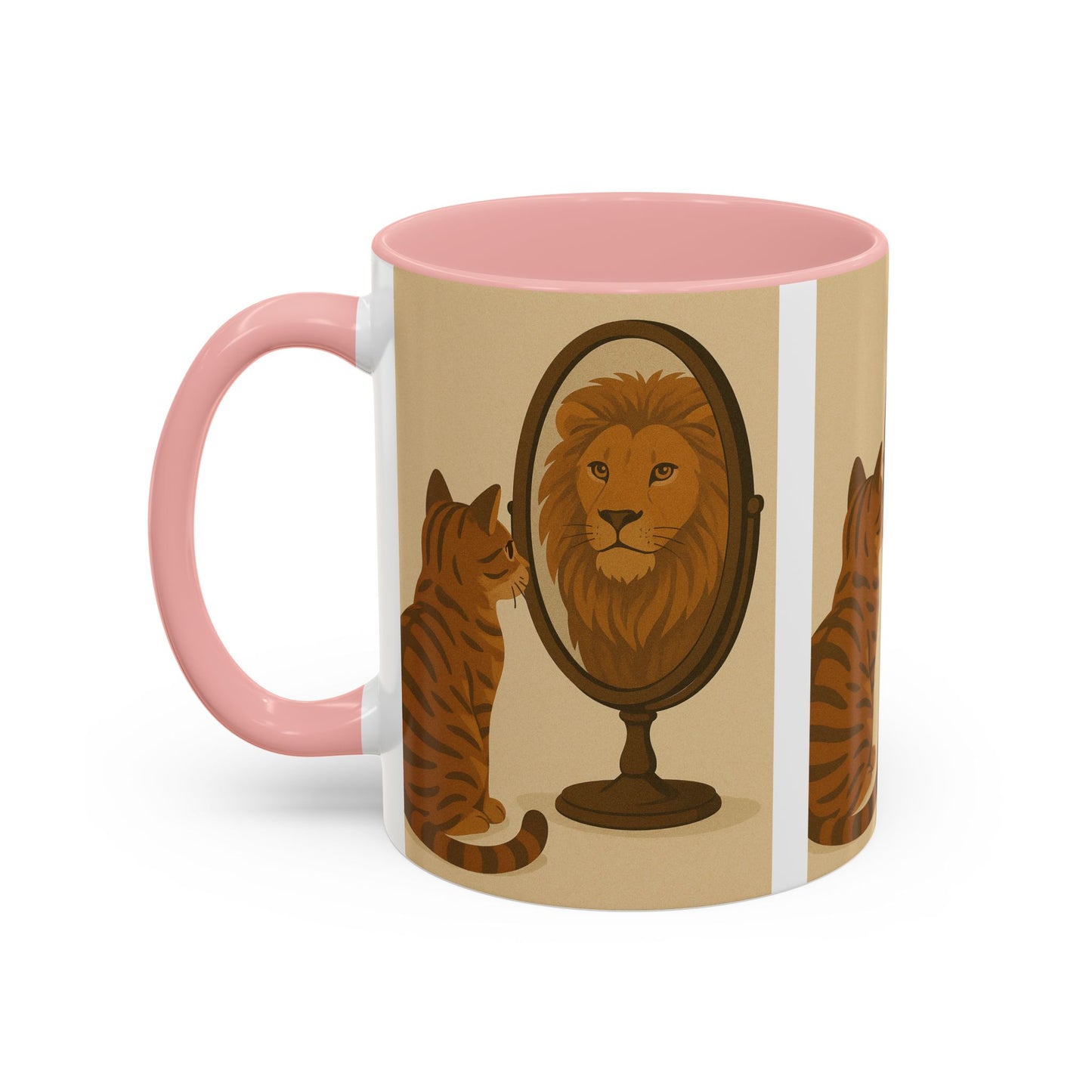 Cat and Lion Mug
