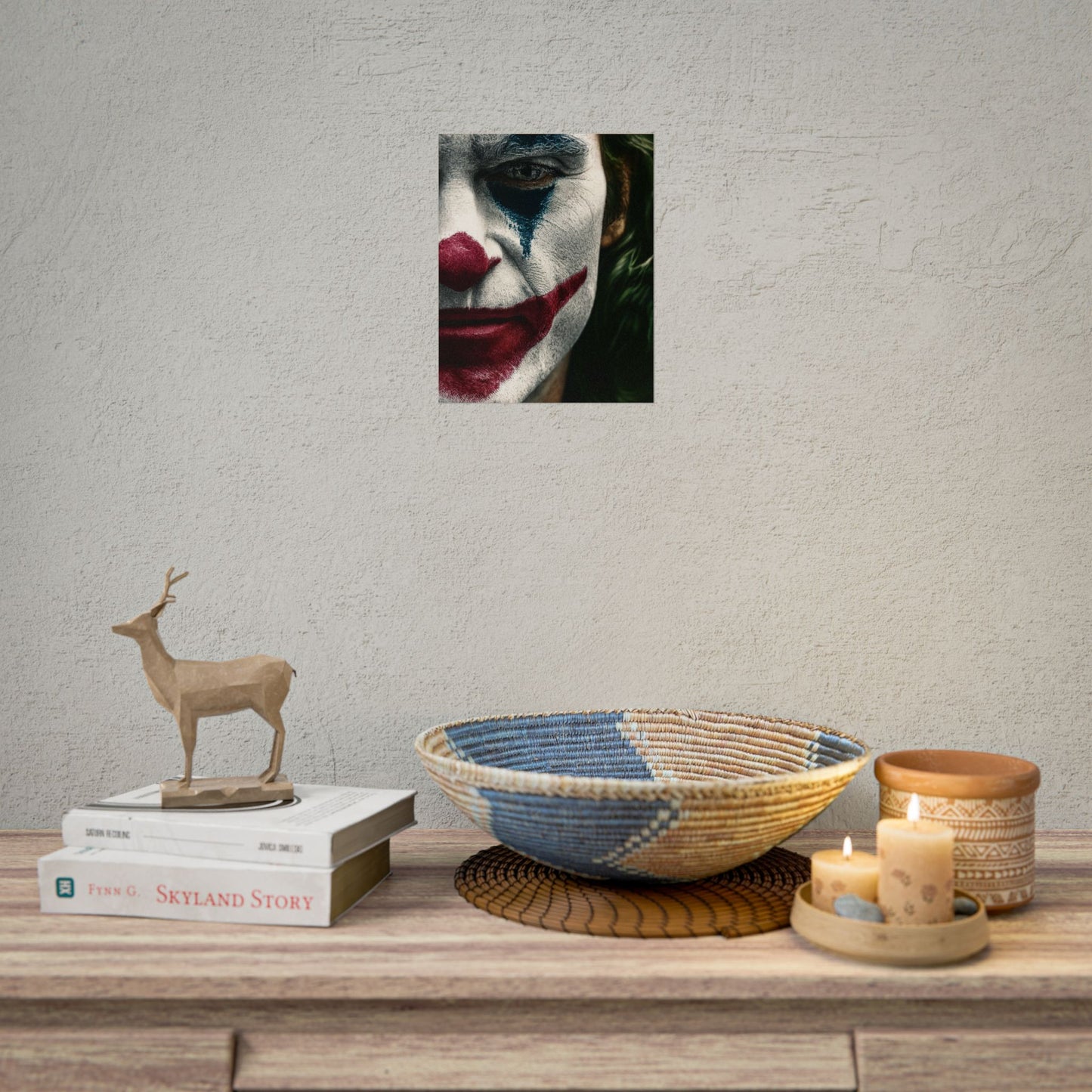 Joker Half Face Poster