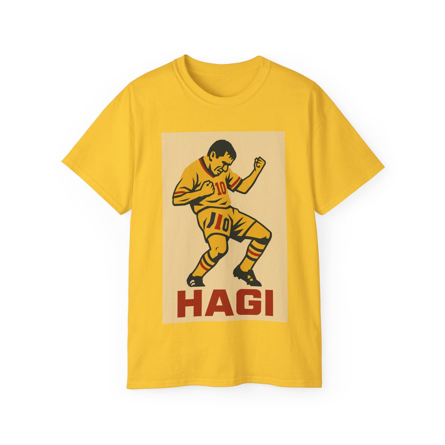 Gheorghe Hagi Propaganda Poster - Romania
