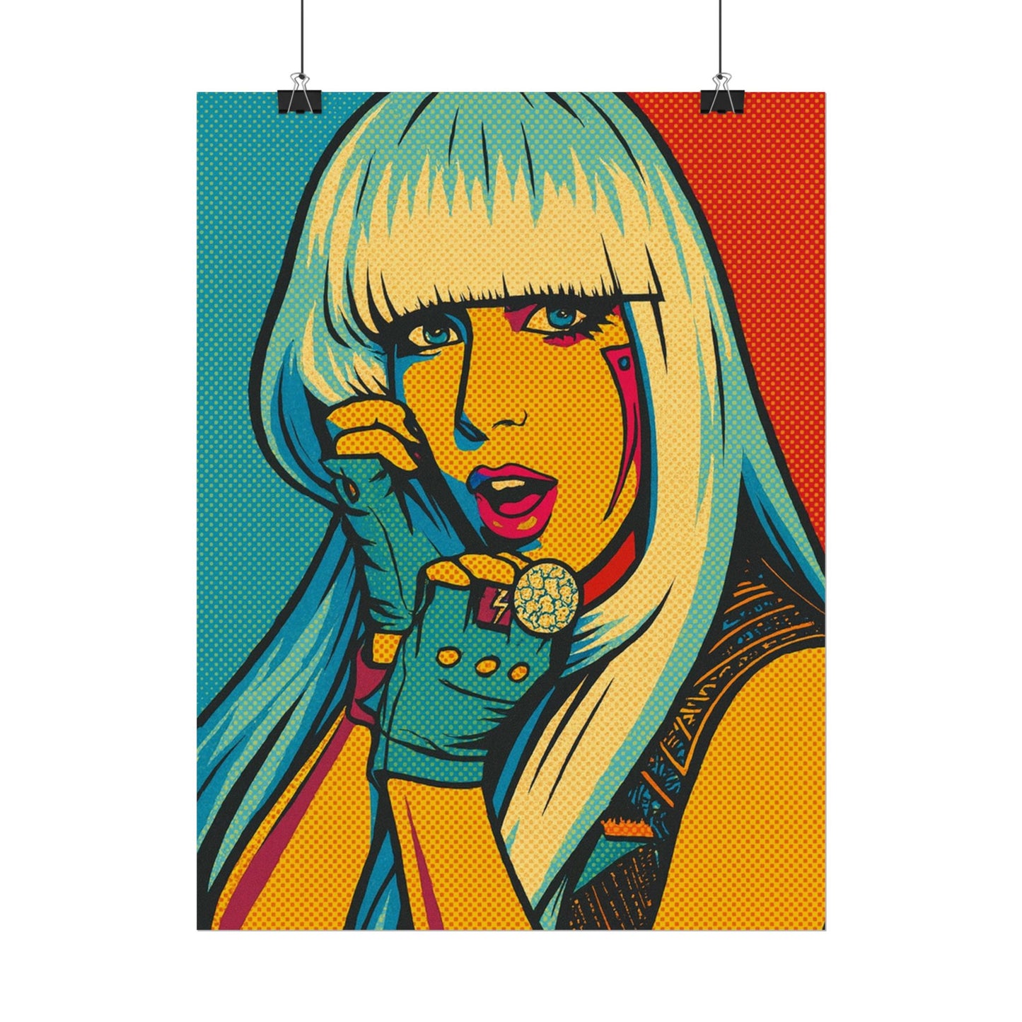 Lady G a g a Pop Art Poster