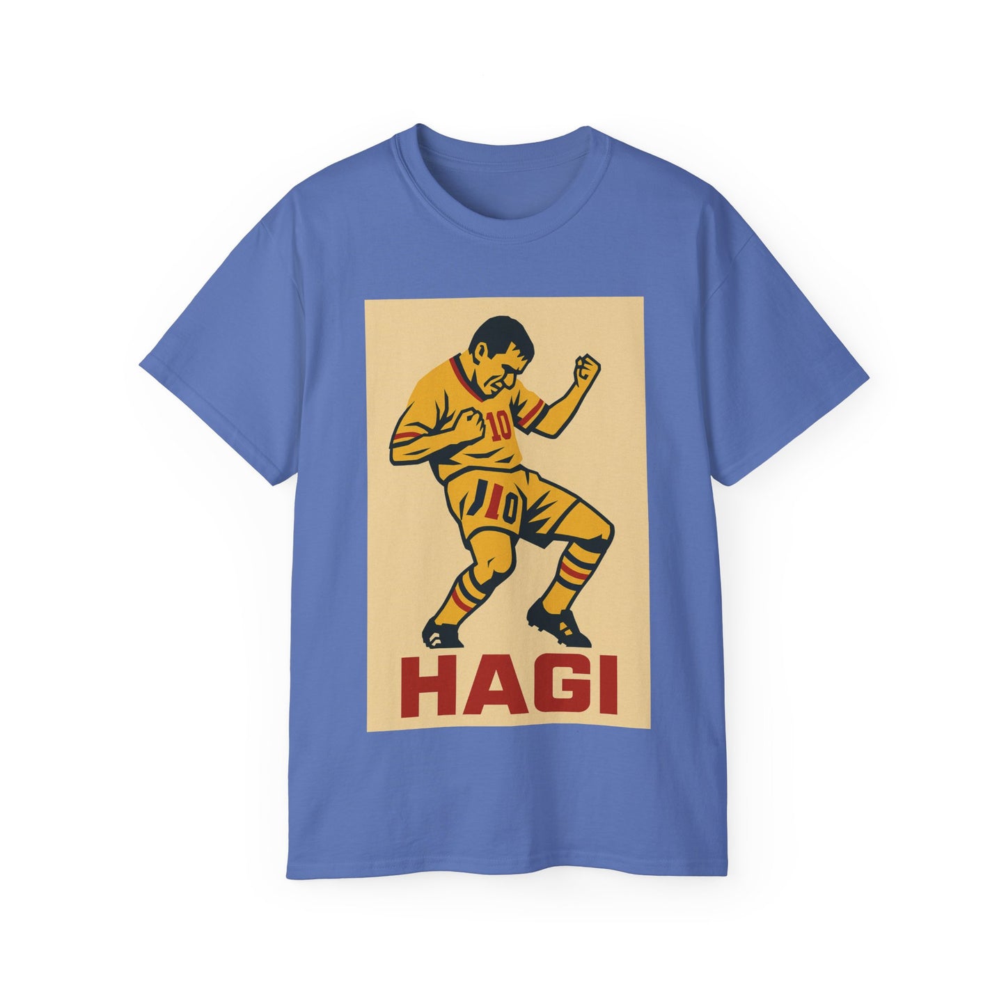 Gheorghe Hagi Propaganda Poster - Romania