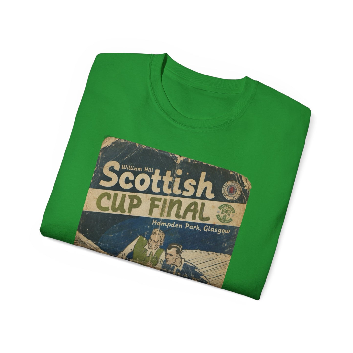 2016 Scottish Challenge Cup Final Hibernian Rangers Programme Poster Unisex Ultra Cotton Tee