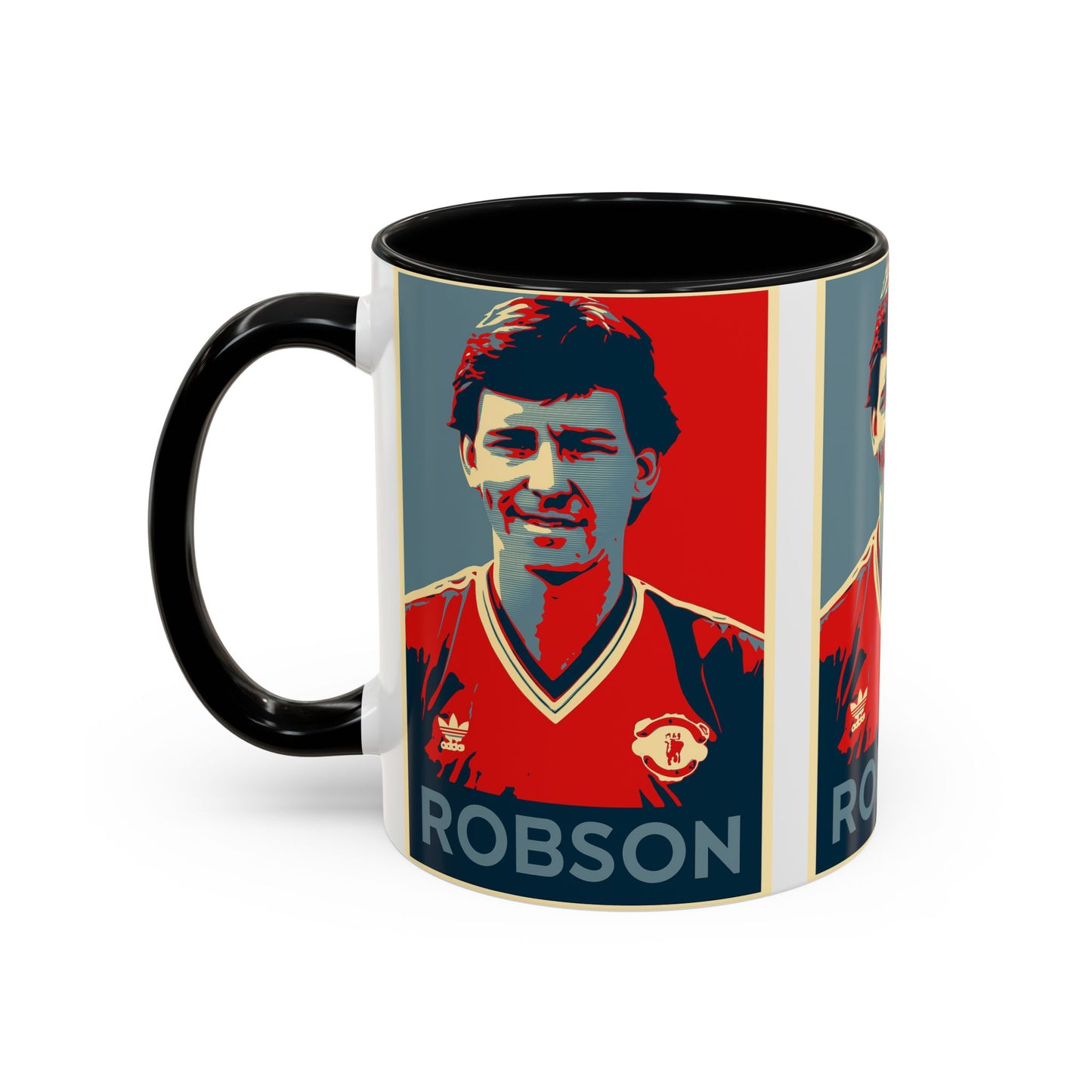 Bryan Robson Hope Poster Mug - Manchester United