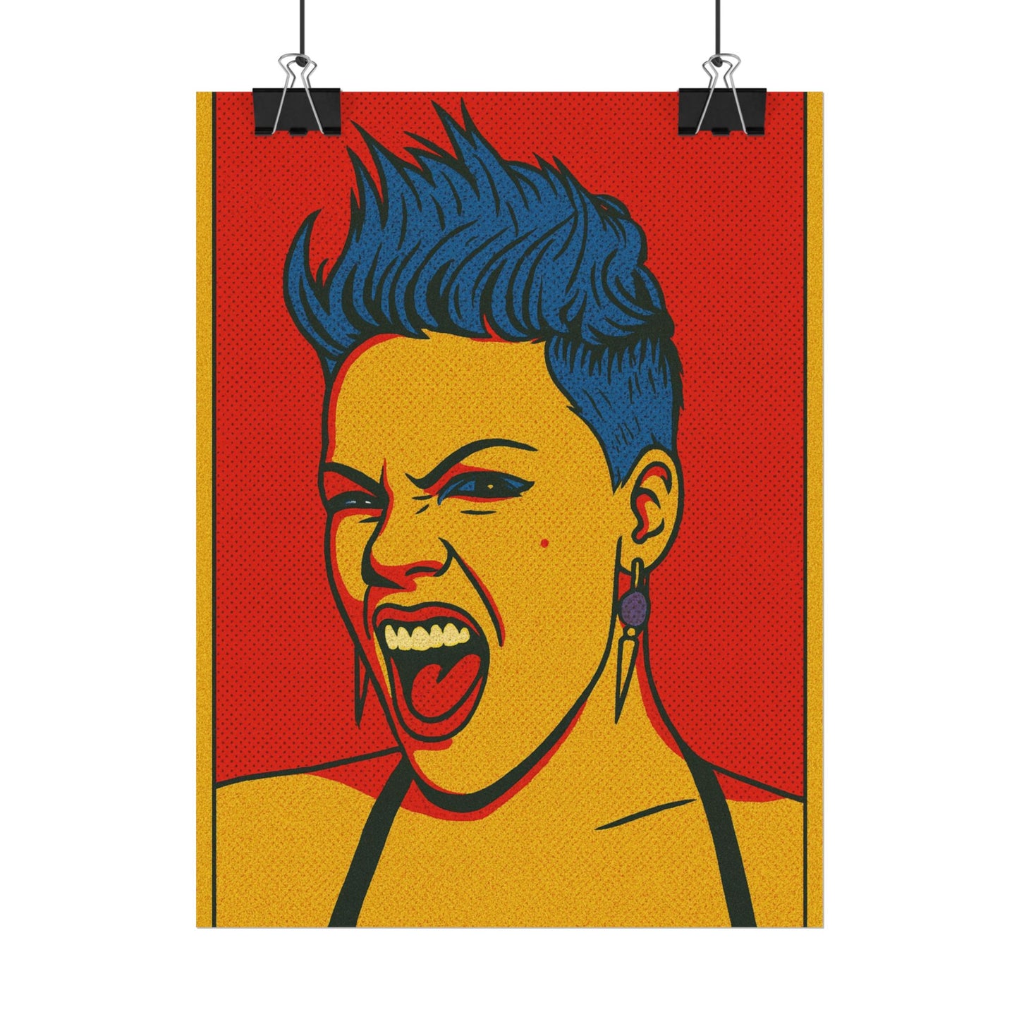 Pink Pop Art Poster
