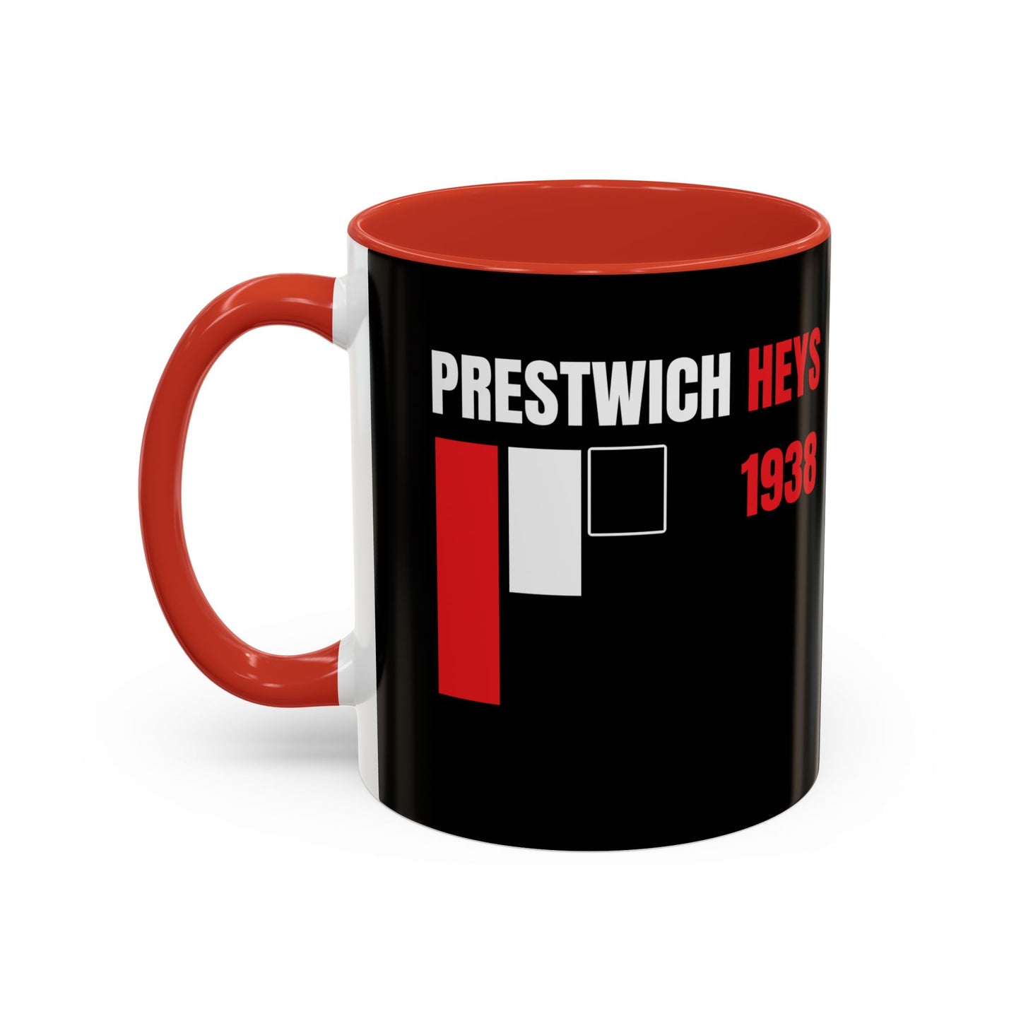 Prestwich Heys Stripes Accent Coffee Mug (11, 15oz)