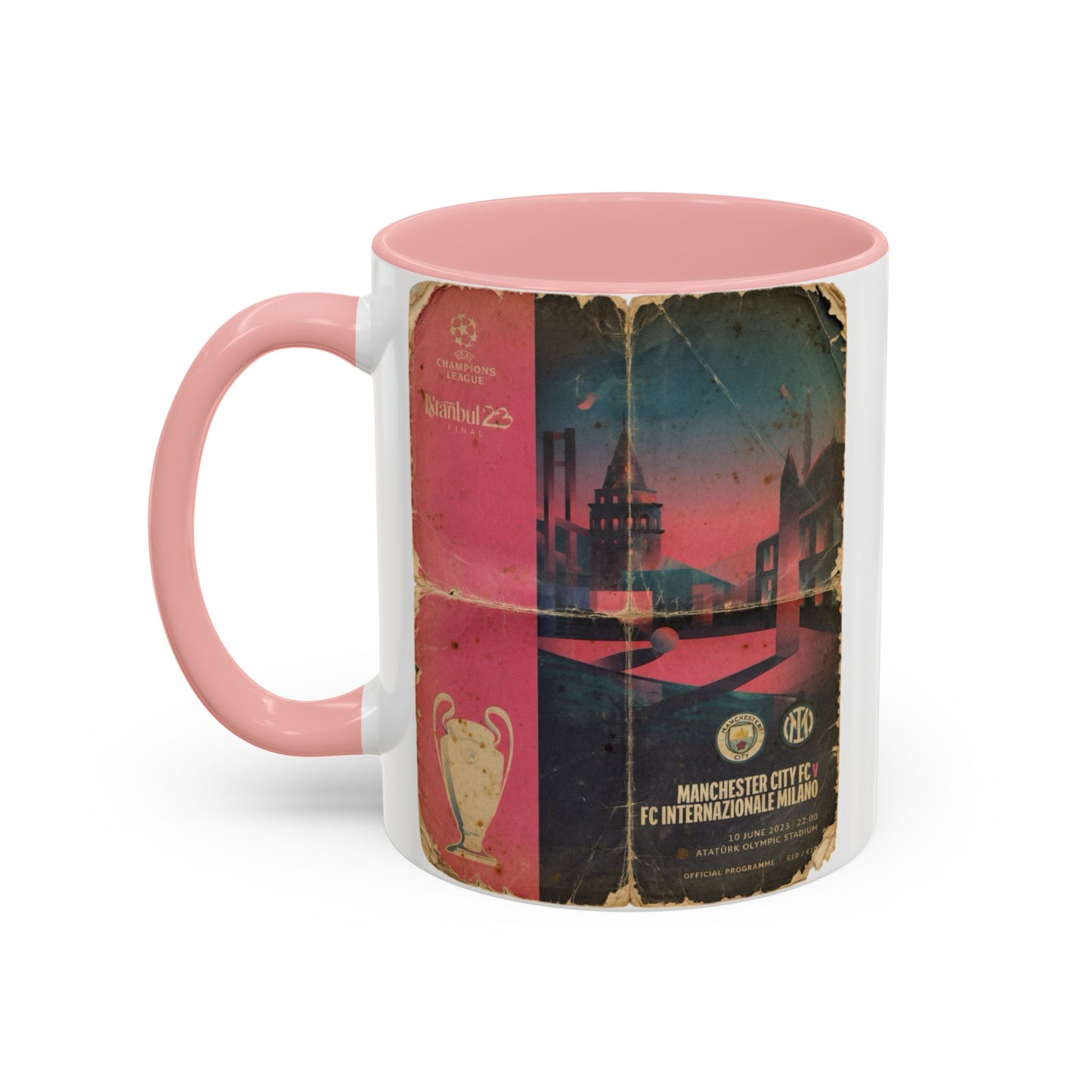 2023 UCL European Cup Final Poster Accent Coffee Mug (11, 15oz)