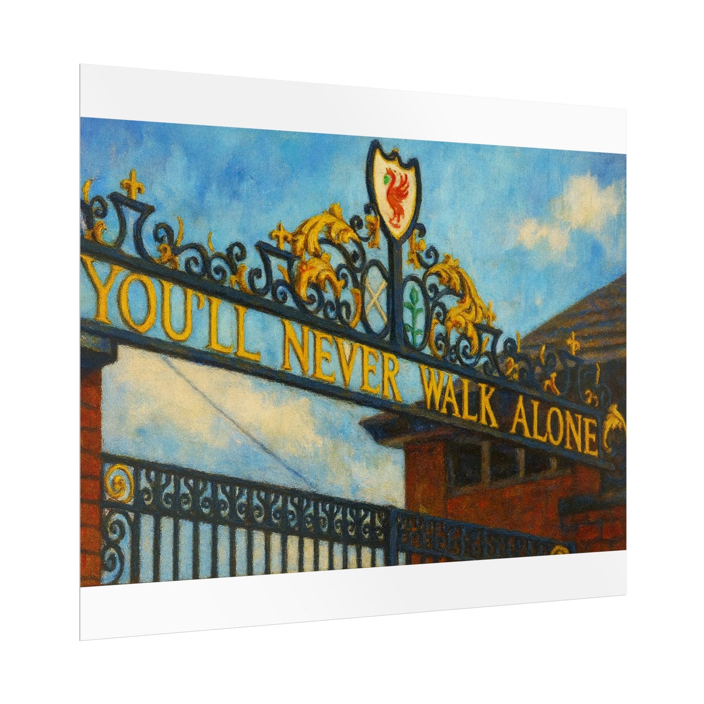 Liverpool FC Shankly Gates Art Poster