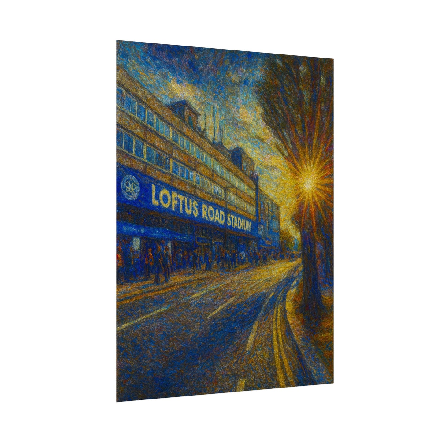 Queens Park Rangers Loftus Road Stadium Rolled Poster