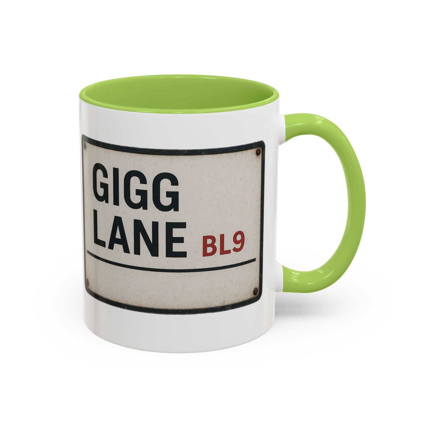Gigg Lane Bury Road Sign